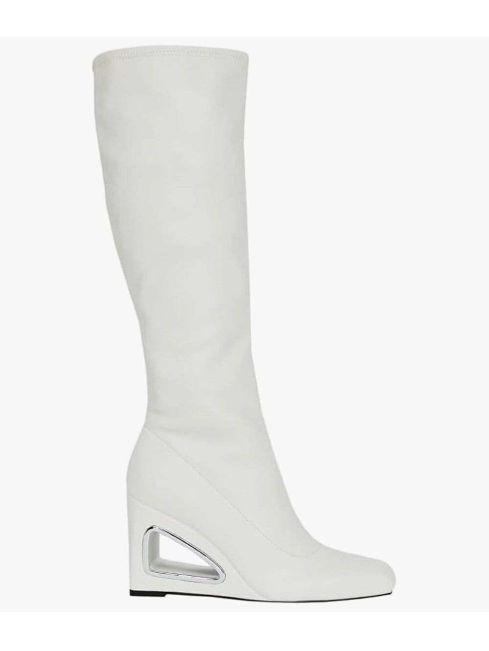 Katy Perry The Hollow Wedge High Boots-WhiteW(7) Retail $169